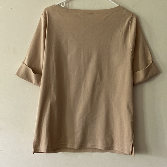 Brown Ralph Lauren pullover TopBlouse Size XL - Picture 2 of 4